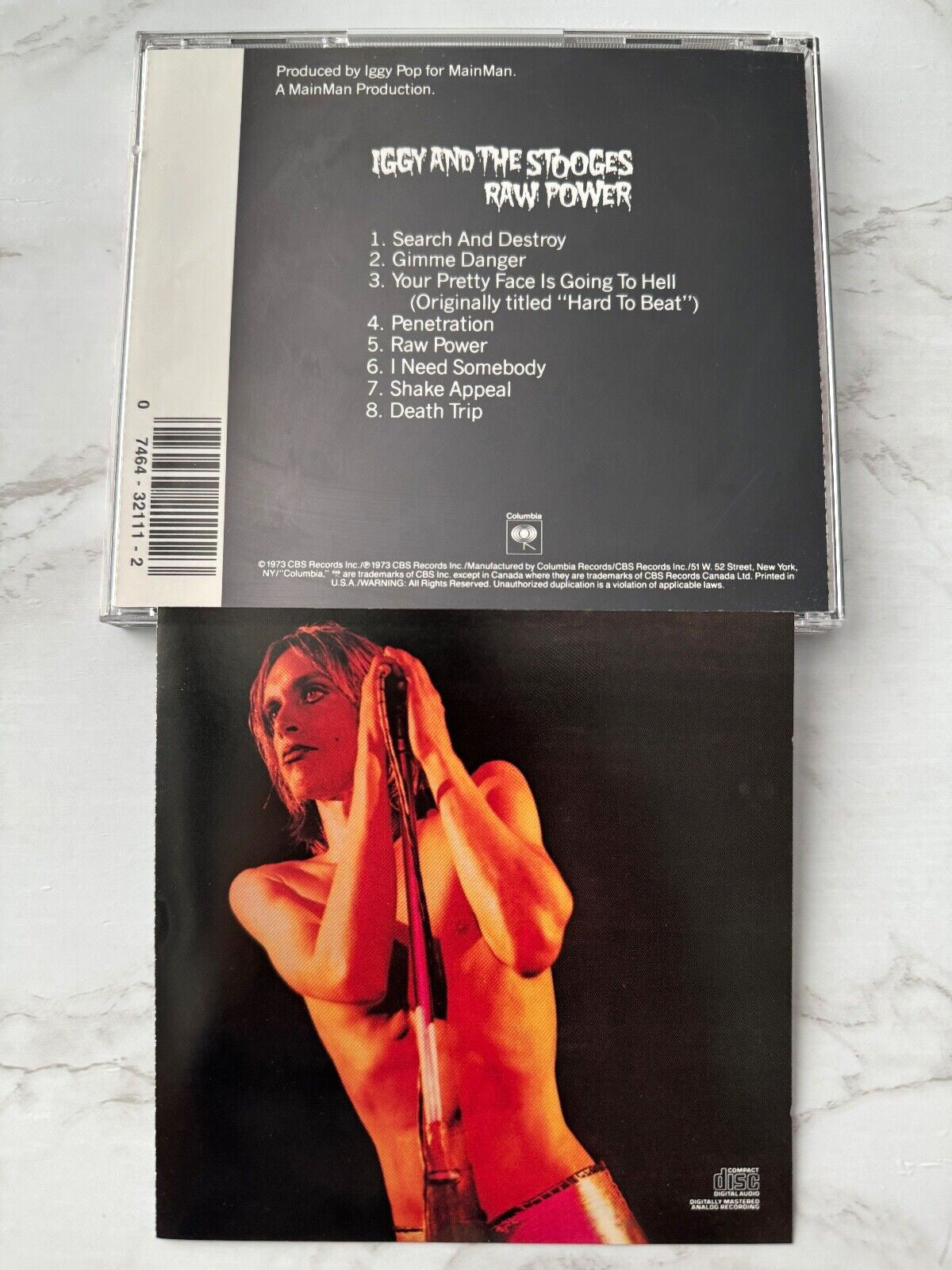 Iggy And The Stooges, Iggy Pop – Raw Power (1988) [ORIGINAL USA PRESS]