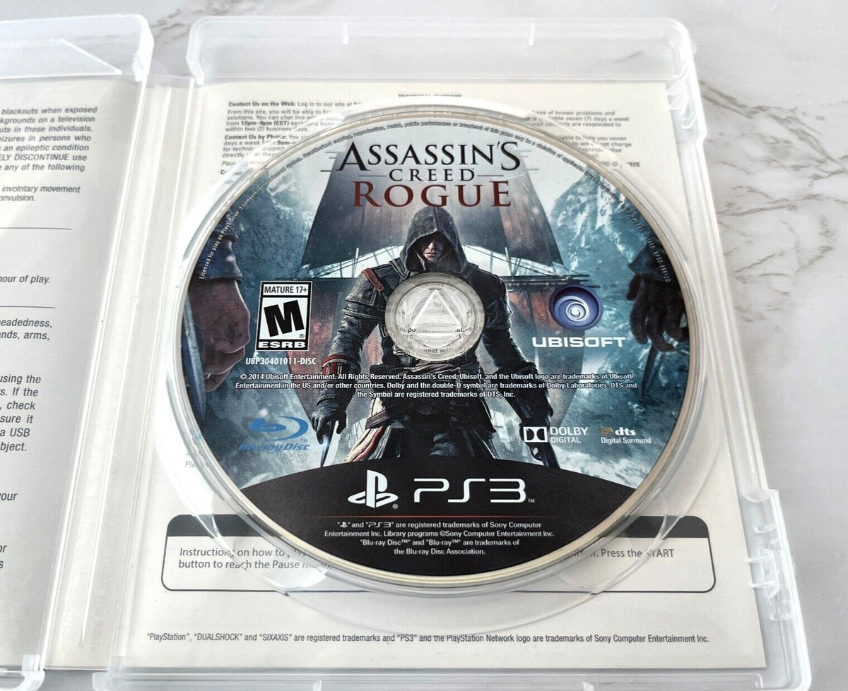 Assassin's Creed Rogue LIMITED EDITION! Sony PlayStation 3 Ubisoft 2014 PS3 (2014)