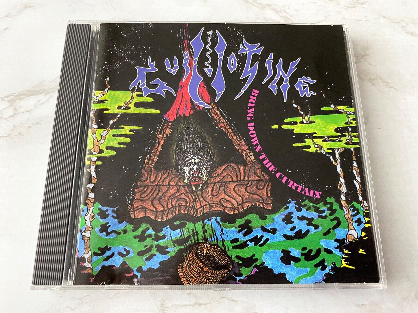 Guillotine – Bring Down The Curtain (1989) [ORIGINAL USA PRESS]