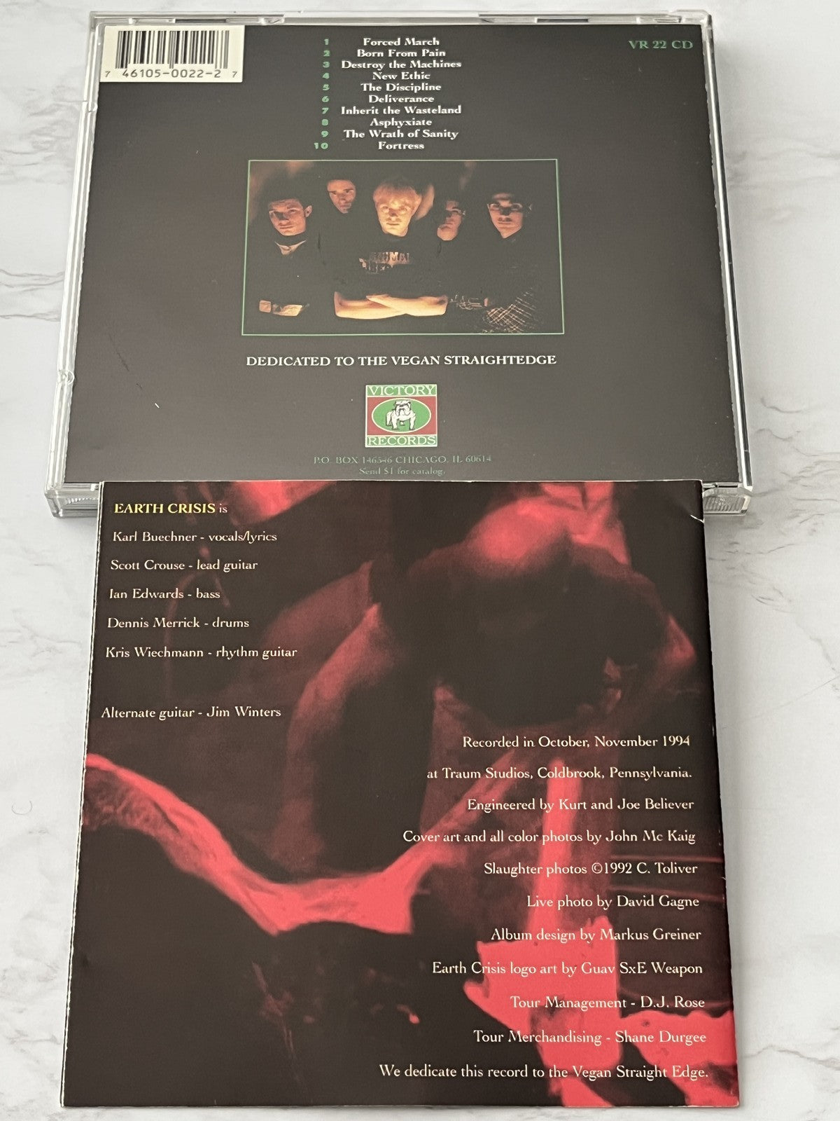 Earth Crisis – Destroy The Machines (1995) [ORIGINAL USA PRESS]