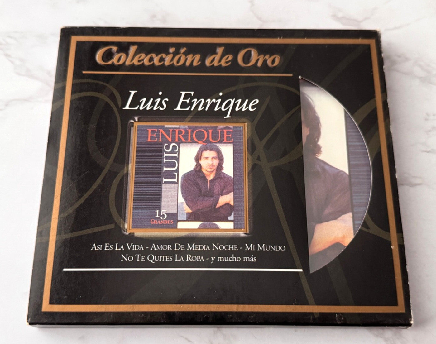 Luis Enrique – 15 Grandes (2002) [ORIGINAL USA PRESS]