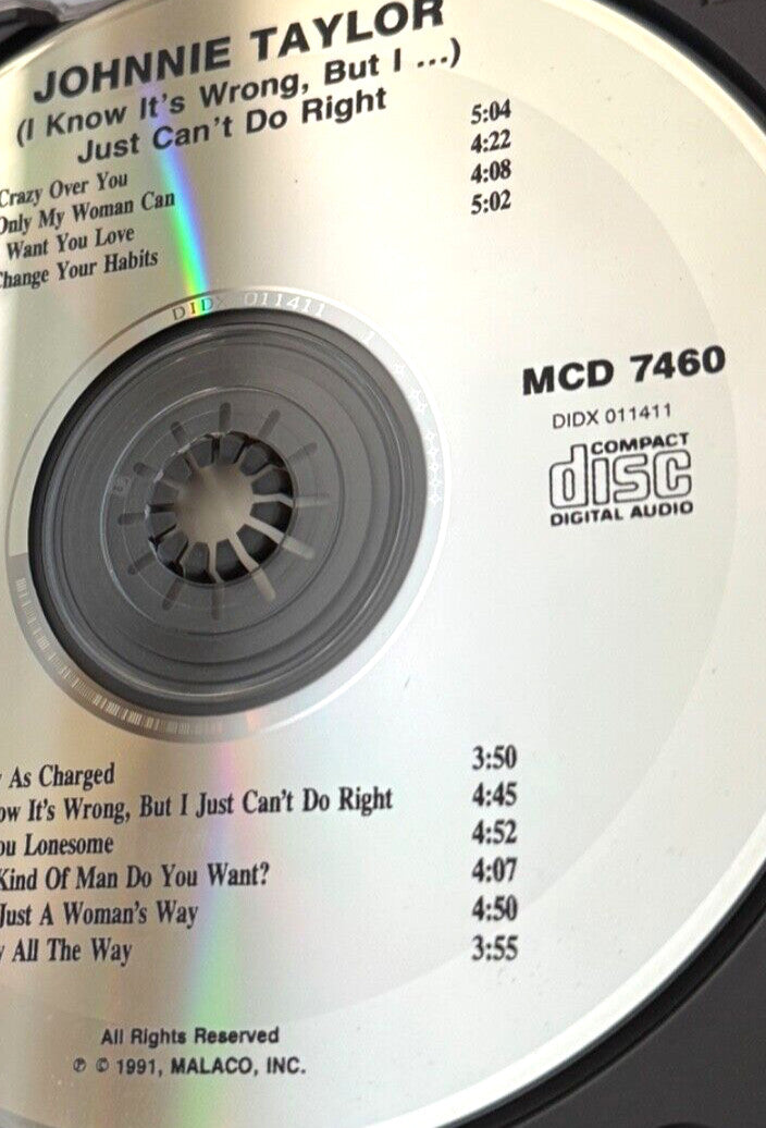 Taylor, Johnnie – Taylor Just Can't Do Right (1991)