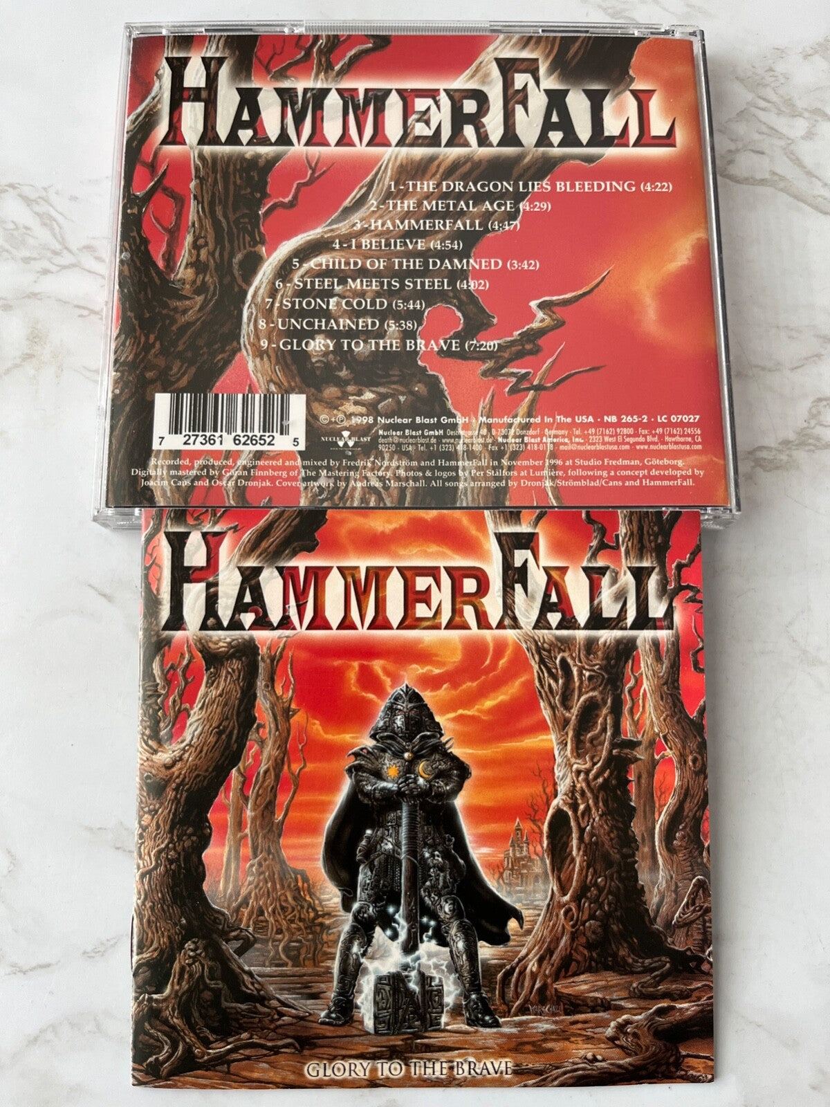 HammerFall – Glory To The Brave (1997) [ORIGINAL USA PRESS]
