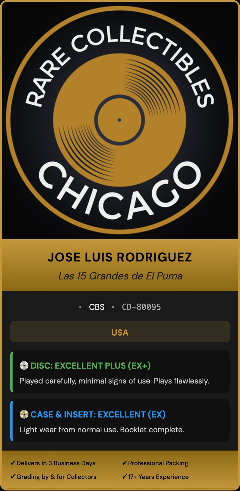 Jose Luis Rodriguez – Las 15 Grandes de El Puma