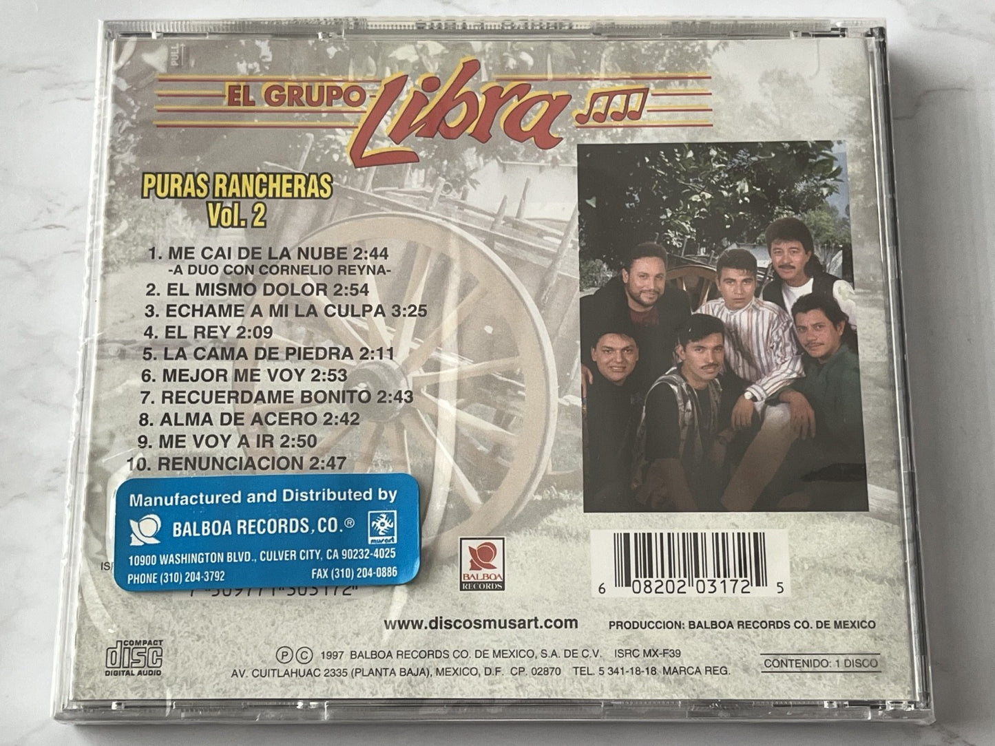 El Grupo Libra – Puras Rancheras Vol. 2 (1997)