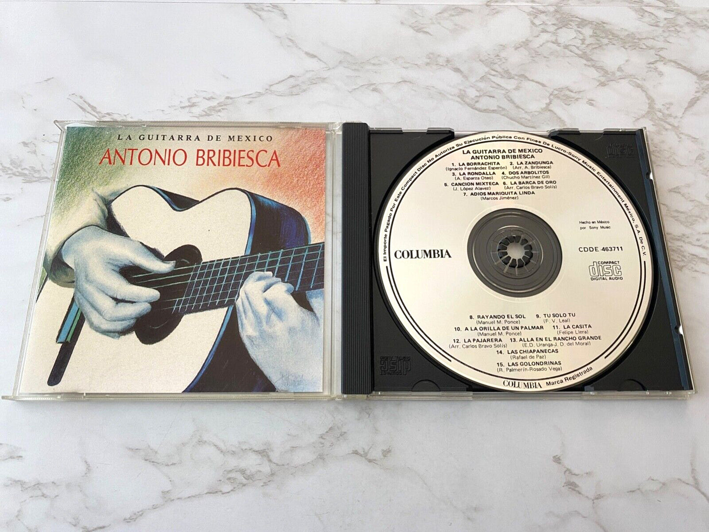 Antonio Bribiesca – La Guitarra De Mexico (1991) [ORIGINAL MEXICO PRESS]