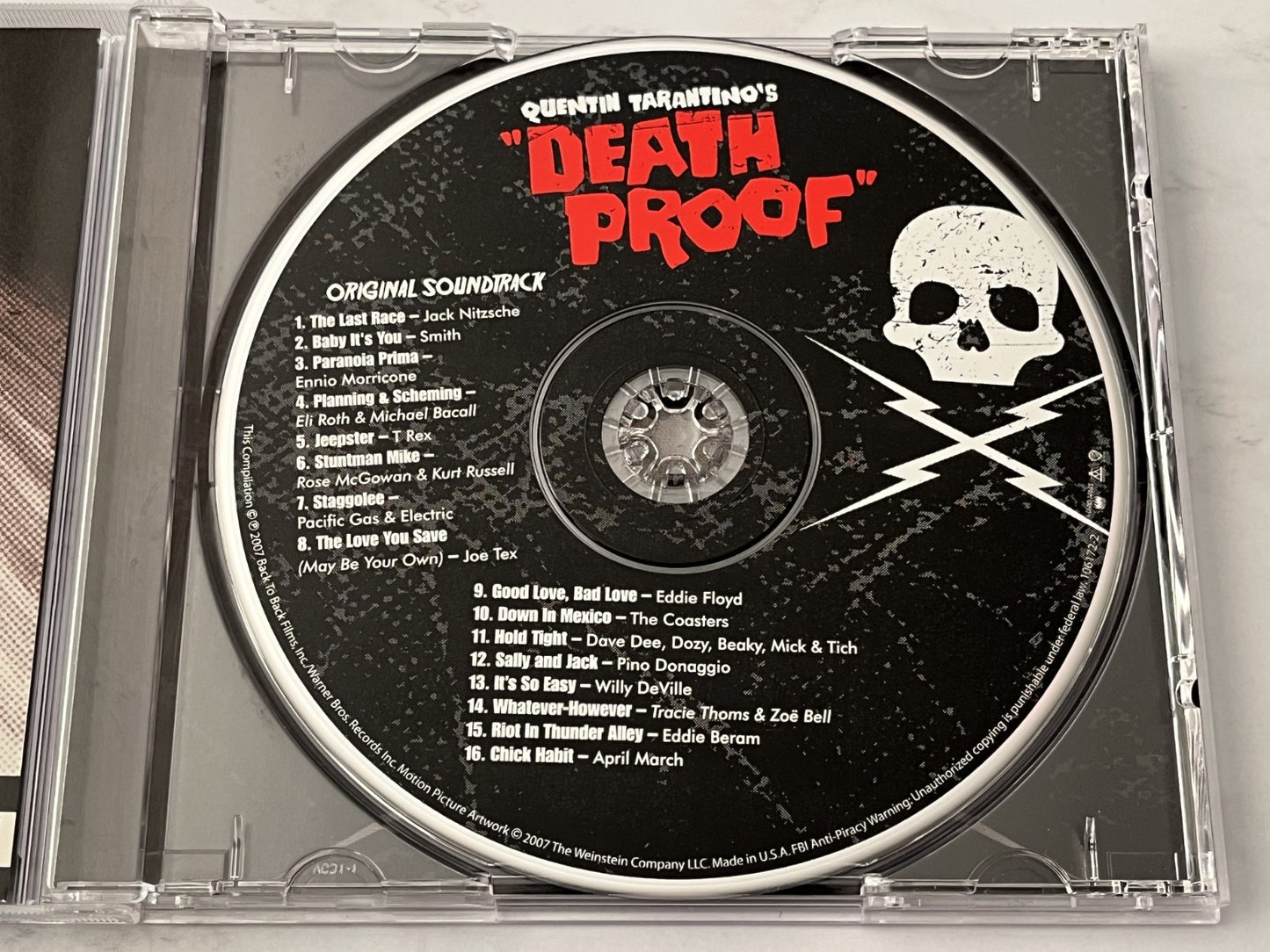 Ennio Morricone, Various, T-Rex – Quentin Tarantino's Death Proof Soundtrack (2007) [ORIGINAL USA PRESS]