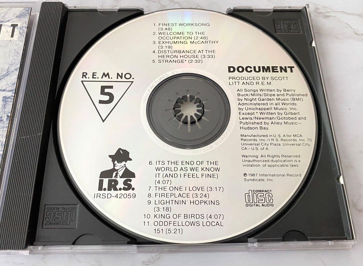 R.E.M. – Document (1987) [JAPAN TARGET ERA]