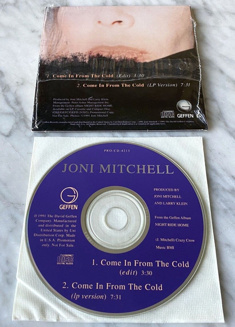 Joni Mitchell – Come In From The Cold (Promo) (1991) [ORIGINAL USA PRESS]