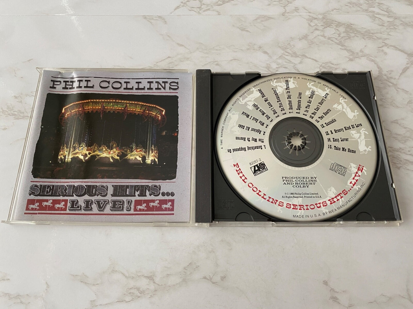 Phil Collins – Serious Hits Live (1990) [ORIGINAL USA PRESS]