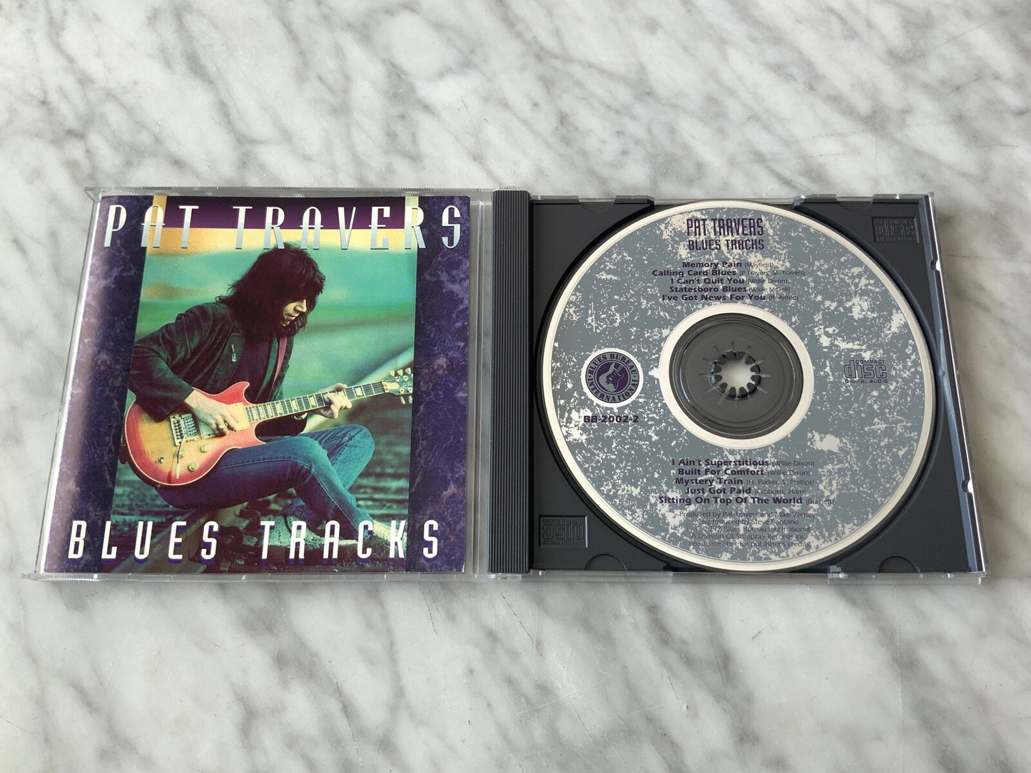 Pat Travers – Blues Tracks (1992) [ORIGINAL USA PRESS]