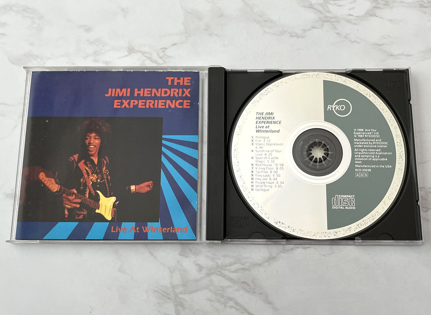 Jimi Hendrix – The Jimi Hendrix Experience Live At Winterland (1987)