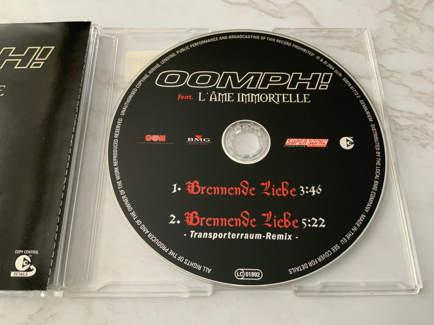 OOMPH! – Brennende Liebe (Promo) (2004) [GERMAN PRESS]