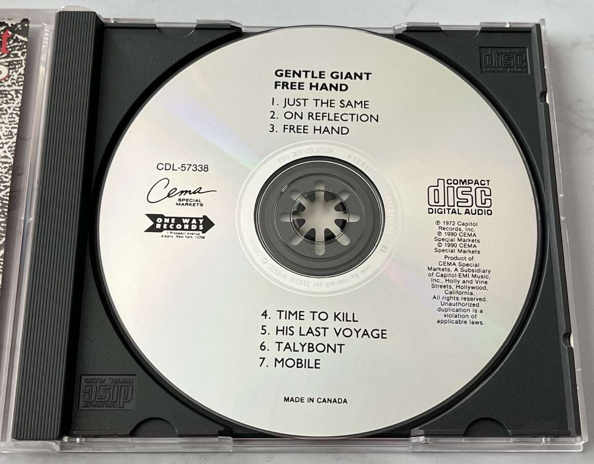 Gentle Giant – Free Hand (1990) [CANADA PRESS]