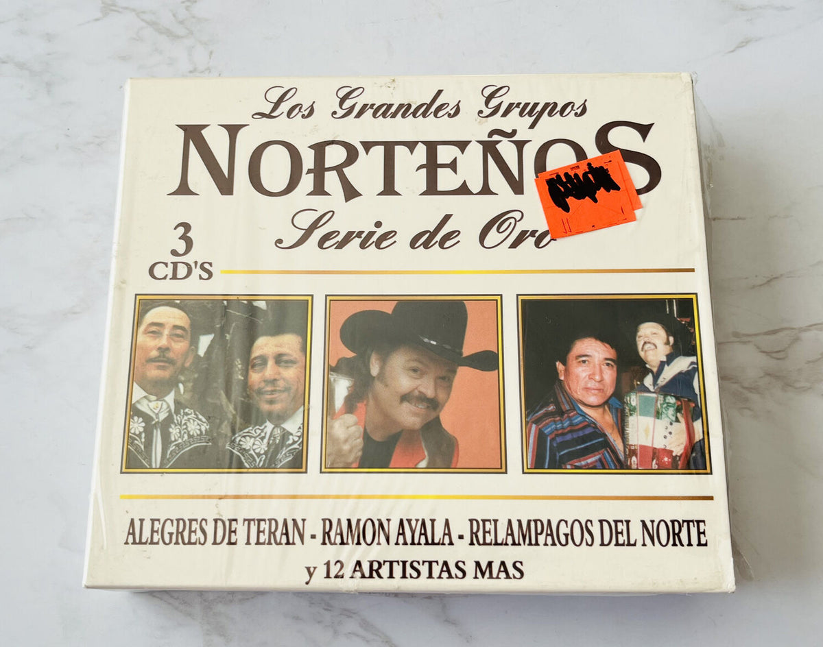 Alegres De Teran, Ramon Ayala, Relampagos Del Norte, Various – Los Grandes Grupos Norteños Serie De Oro (Box Set) (2004)