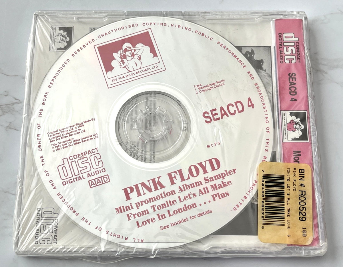 Pink Floyd – Tonite Let's All Make Love In London (Promo) (1991) [UK PRESS]