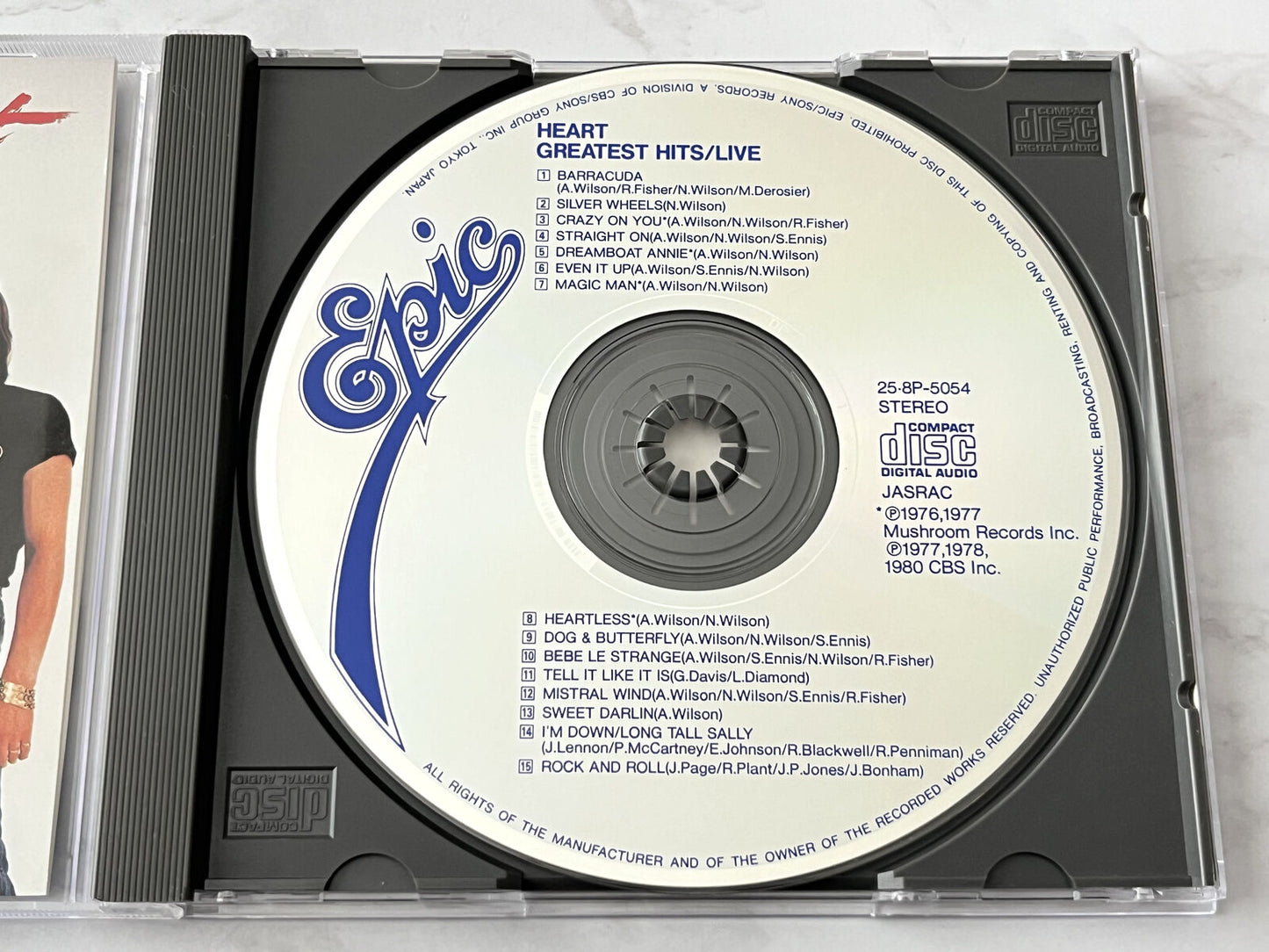 Heart – Greatest Hits / Live (1988) [JAPAN TARGET ERA]