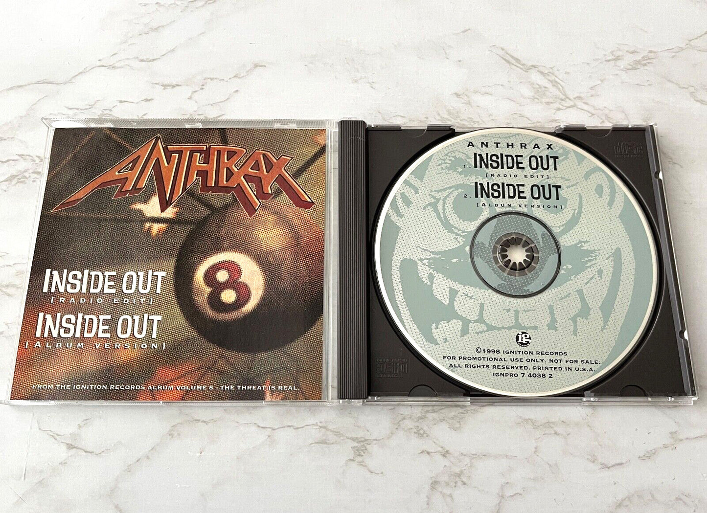 Anthrax – Inside Out (Promo) (1998)