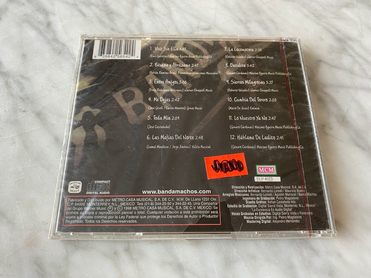 Banda Machos – Vivir Sin Ella (1998) [ORIGINAL MEXICO PRESS]