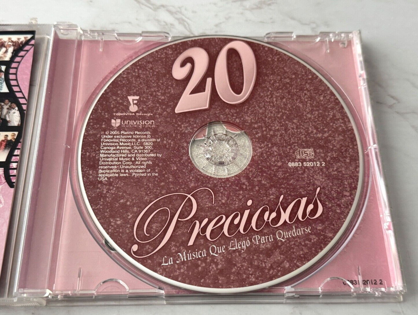 Grupo Mojado, Los Bukis, Los Rehenes, Various – 20 Preciosas La Musica Que Llego Para Quedarse (2005)