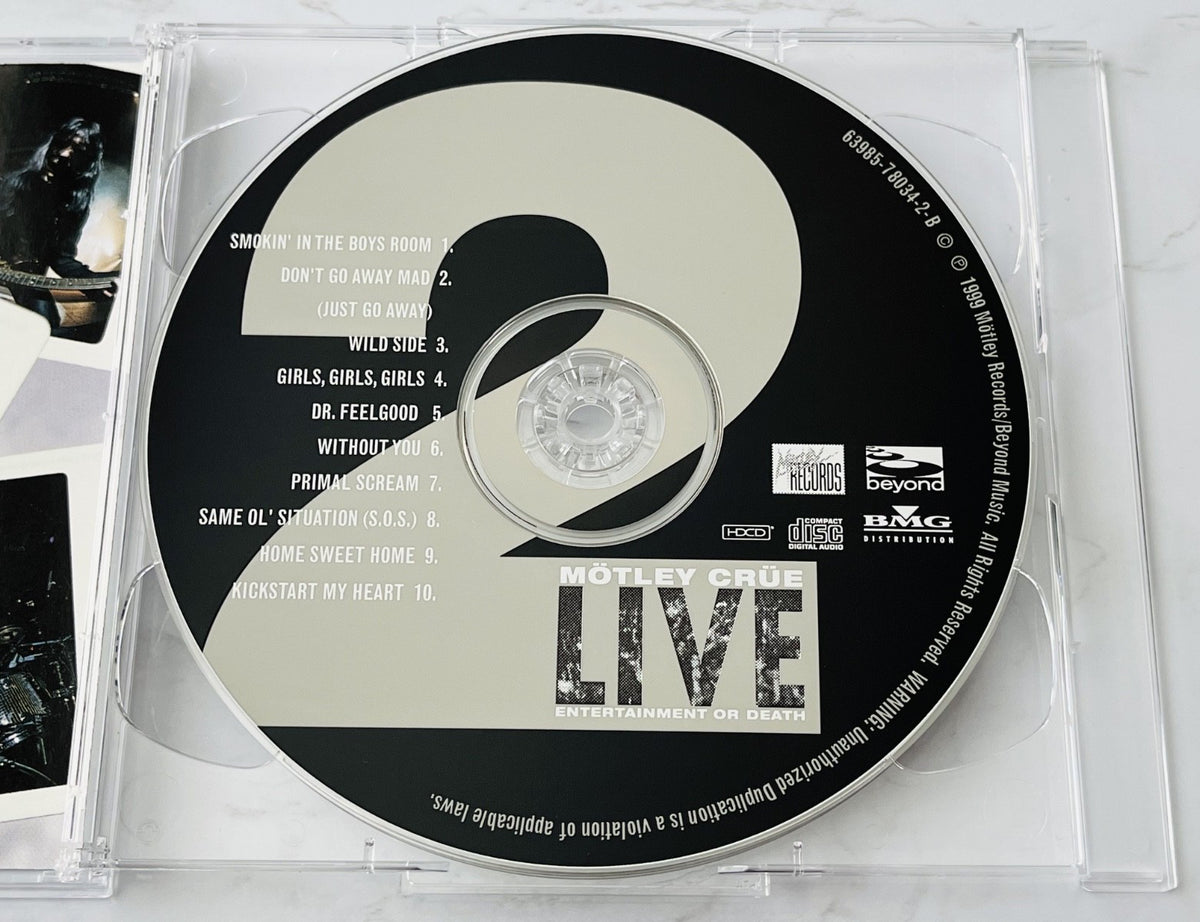 Motley Crue, Mötley Crüe – Live Entertainment Or Death (1999) [ORIGINAL USA PRESS]