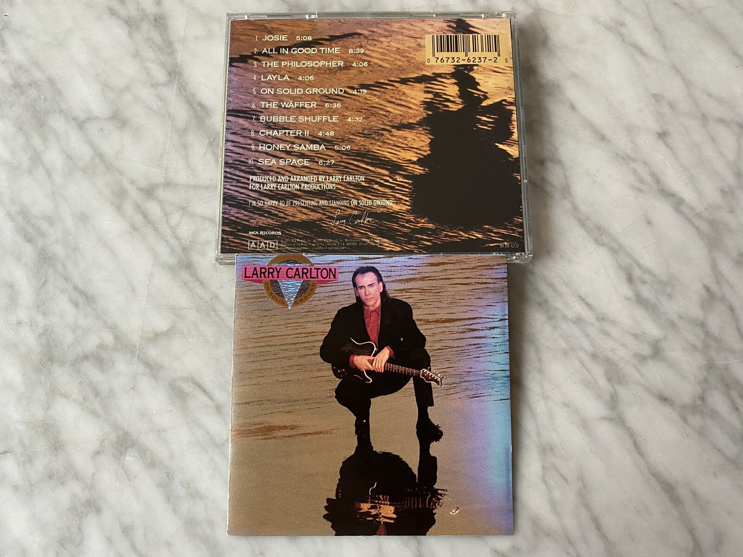 Larry Carlton – On Solid Ground (1989) [ORIGINAL USA PRESS]