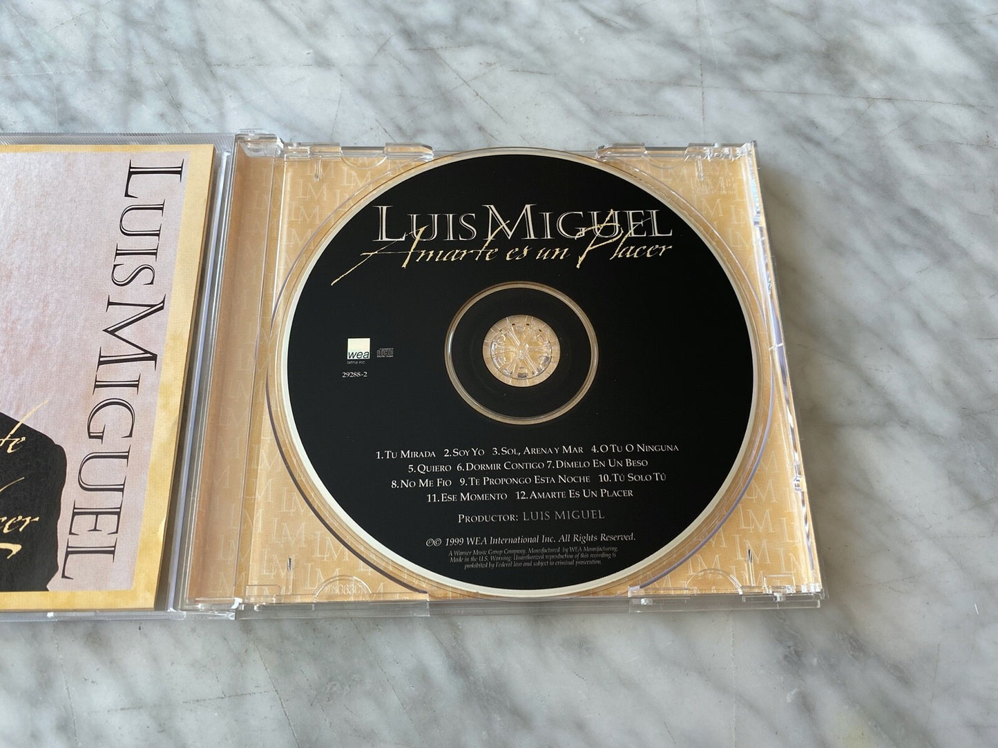 Luis Miguel – Amarte Es Un Placer (1999) [ORIGINAL USA PRESS]