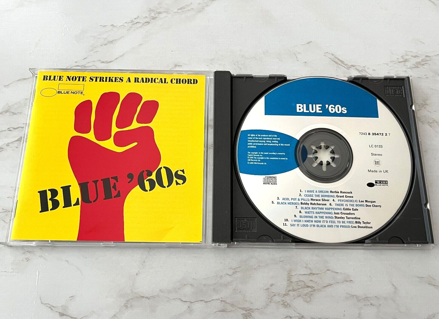 Herbie Hancock, Various, Lee Morgan – Blue 60's Blue Note Strikes A Radical Chord (1995) [UK PRESS]