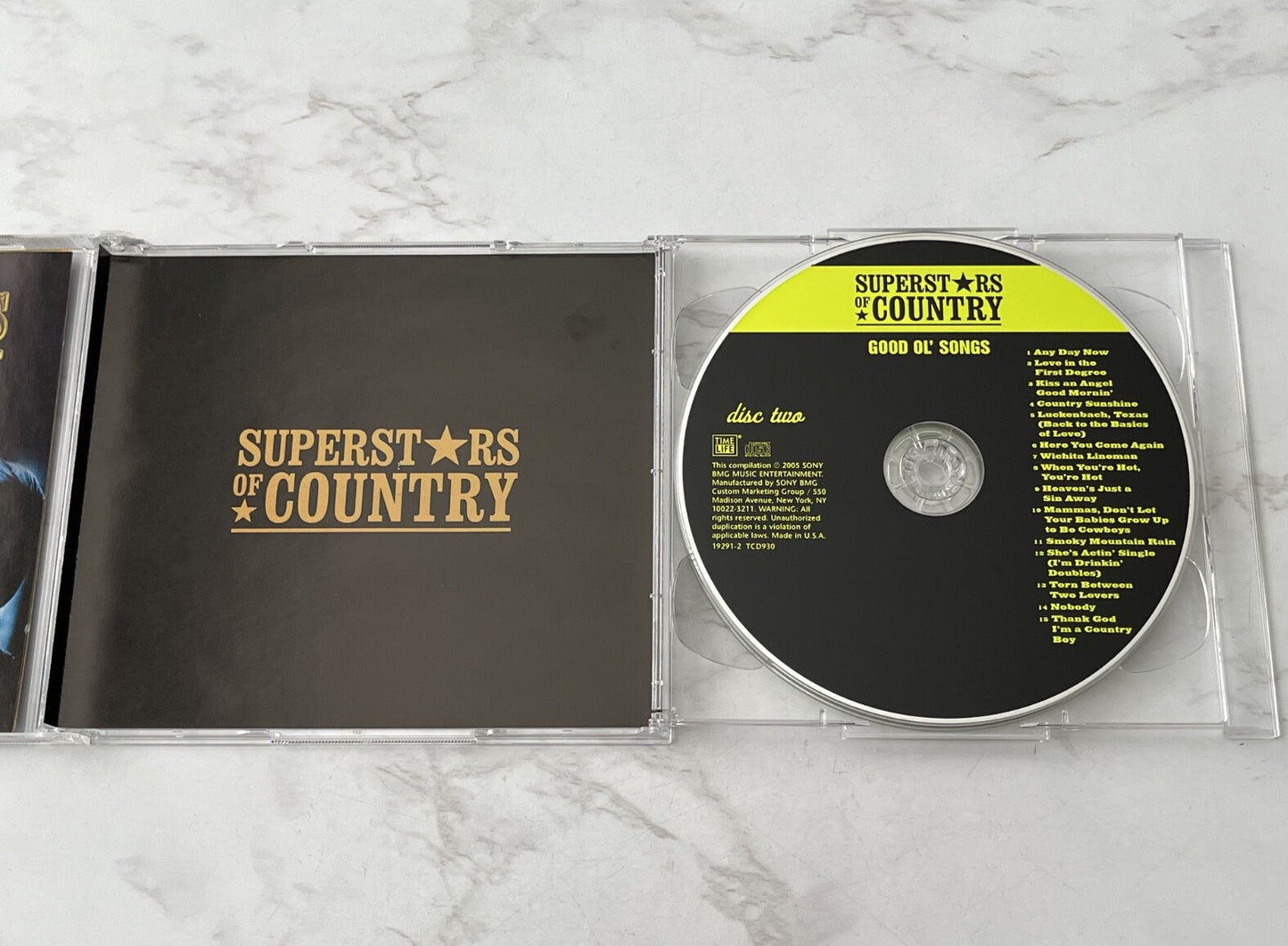 Dolly Parton, Elvis Presley, Various, Waylon Jennings, Willie Nelson – Time Life Music Superstars Of Country Good Ol' Songs (2005)