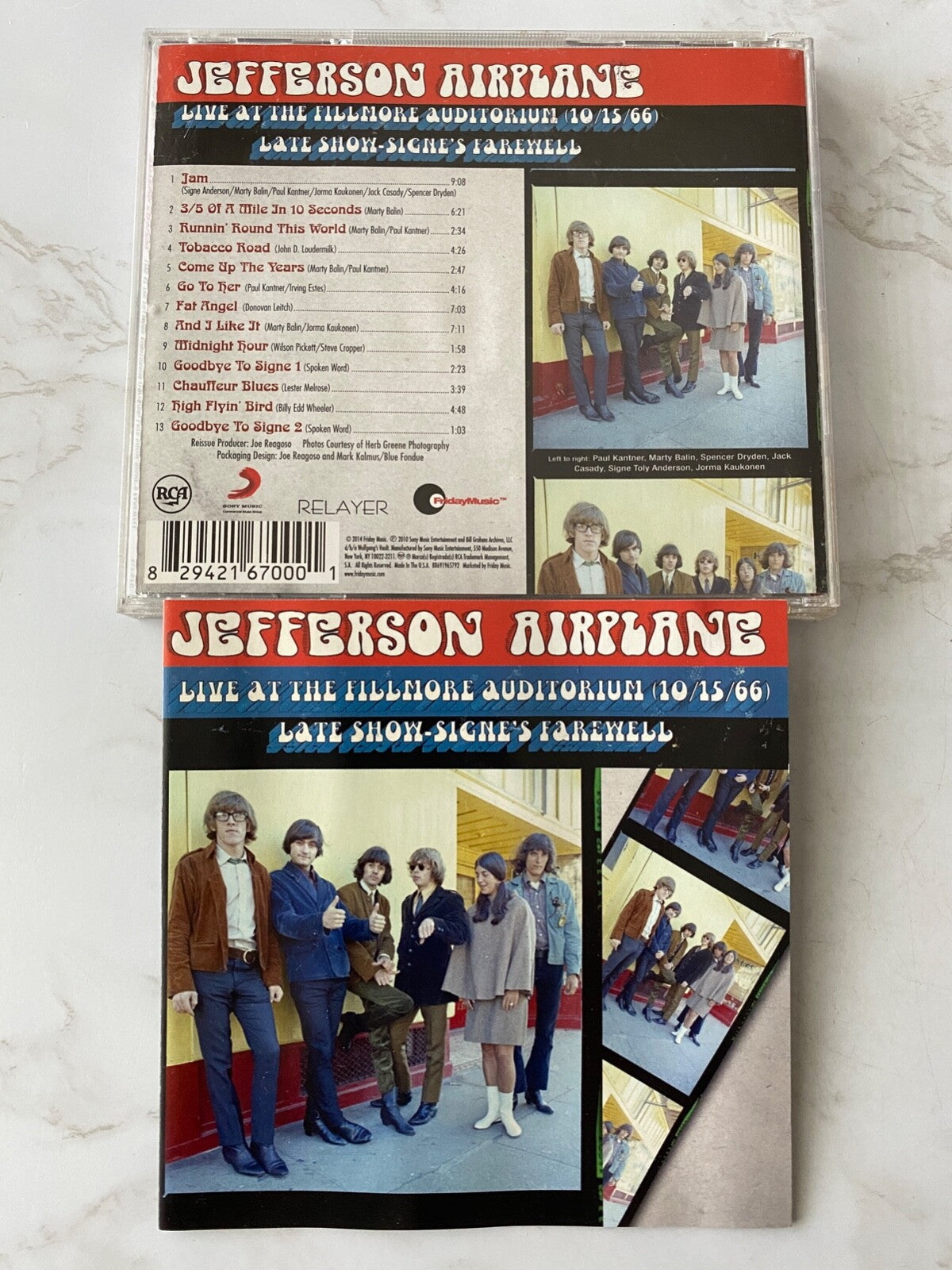 Jefferson Airplane – Live At The Fillmore Auditorium Late Show Signe's Farewell (2014)
