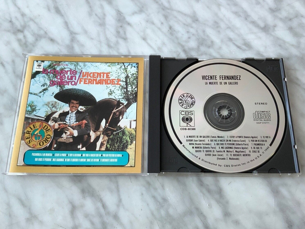 Vicente Fernandez – La Muerte De Un Gallero (1990) [ORIGINAL USA PRESS]