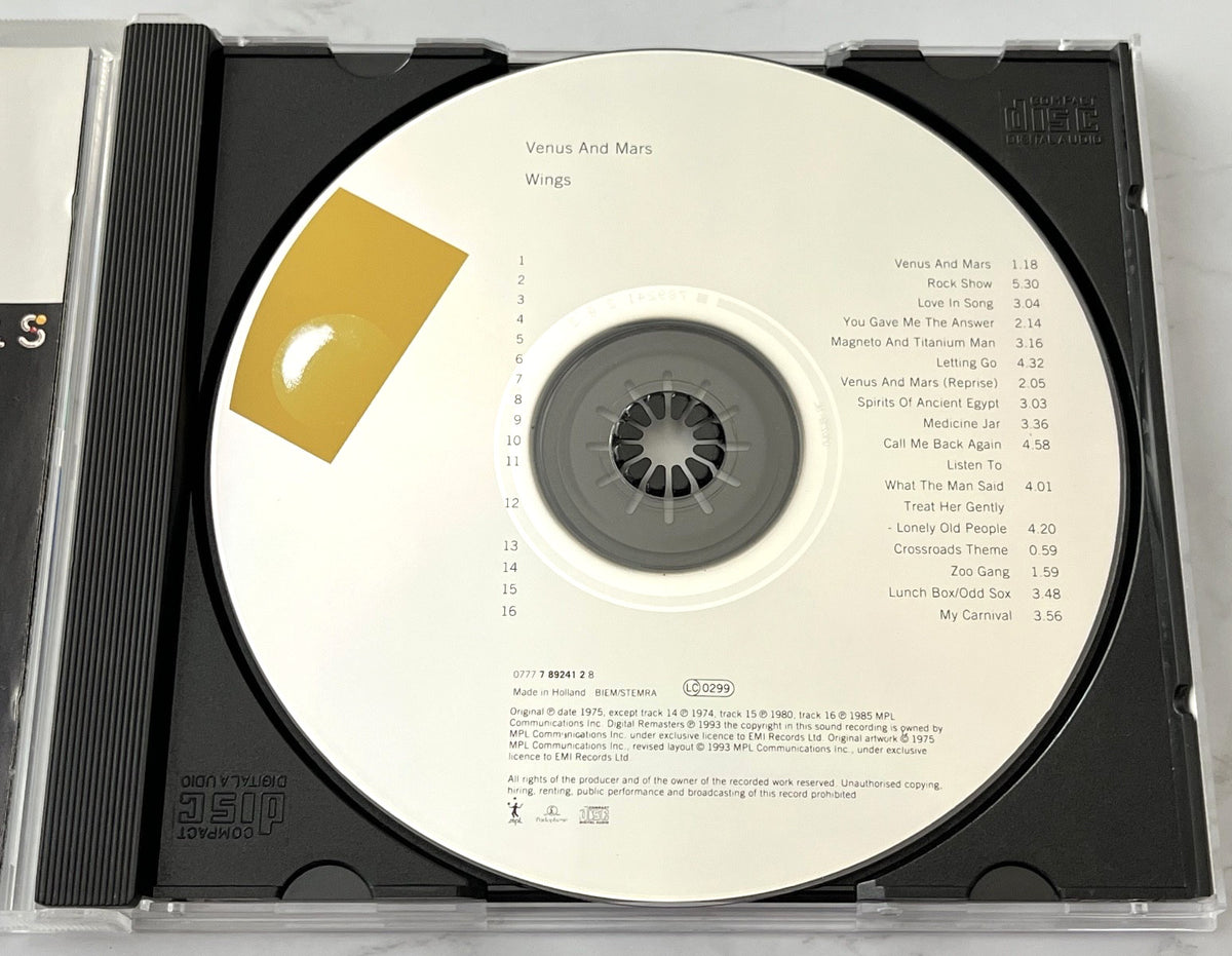 Paul McCartney, Wings – Venus And Mars (1993) [GERMAN PRESS]