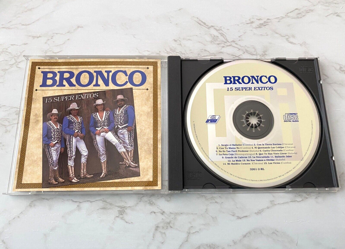 Bronco – 15 Super Exitos (1985) [ORIGINAL USA PRESS]