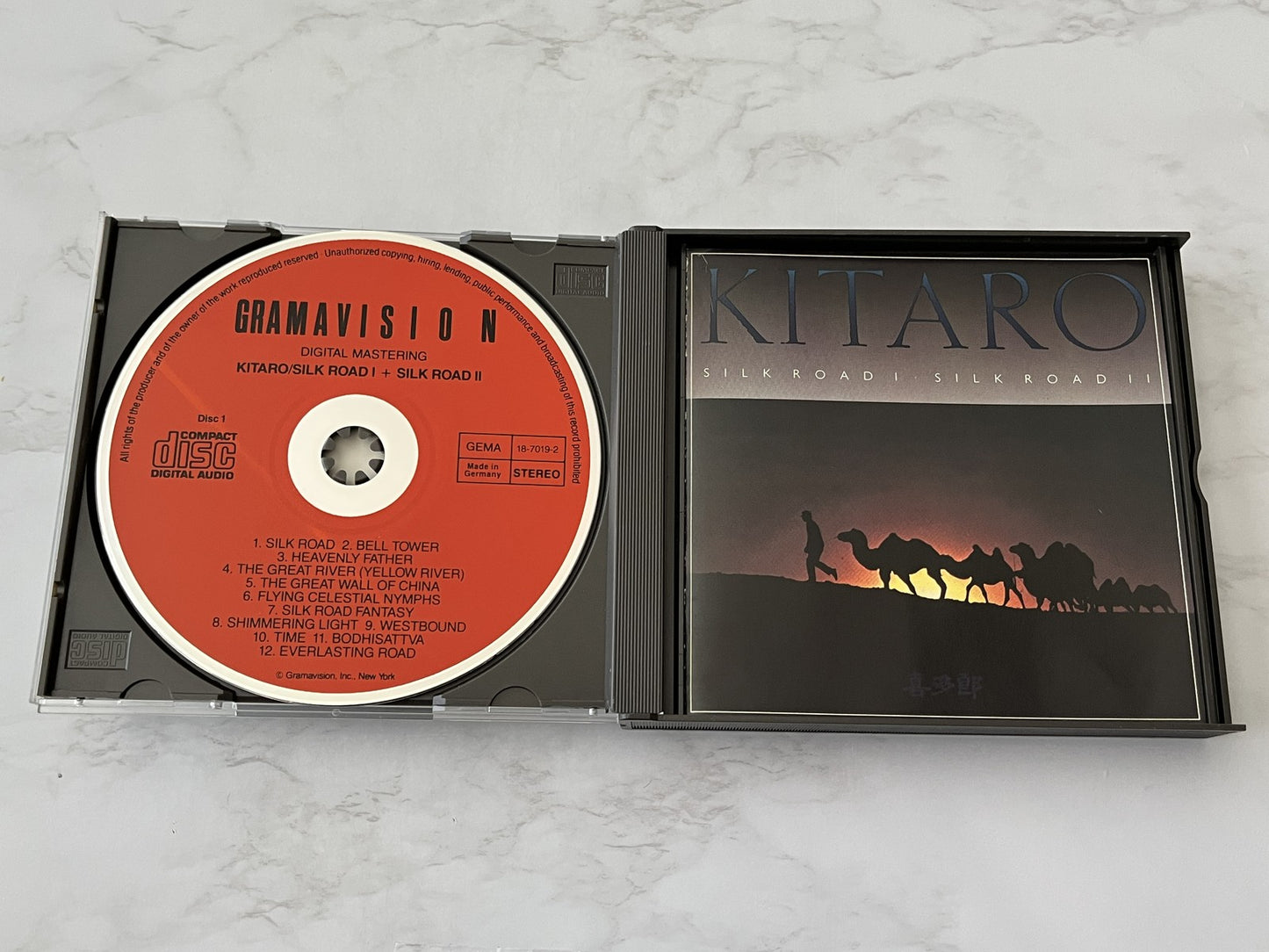 Kitaro – Silk Road I & Silk Road II (1986) [W GERMANY RED FACE]