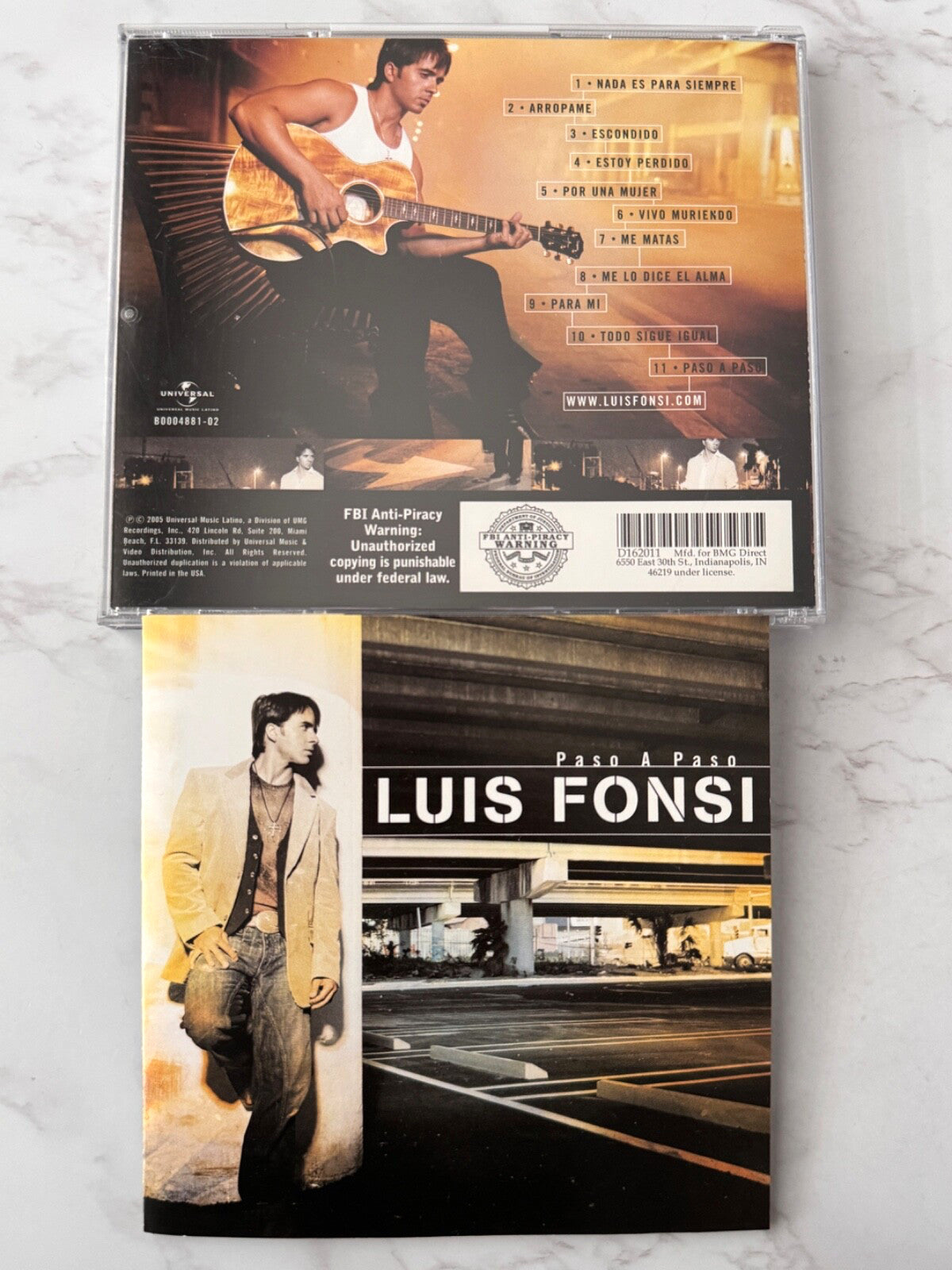 Luis Fonsi – Paso A Paso (2005) [ORIGINAL USA PRESS]