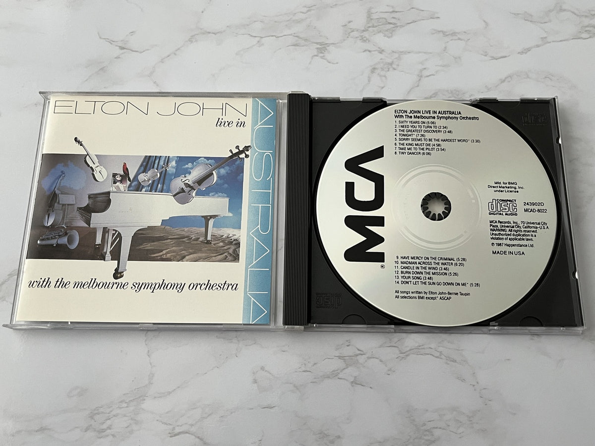 Elton John – Live in Australia [USA SILVER DISC PDO]