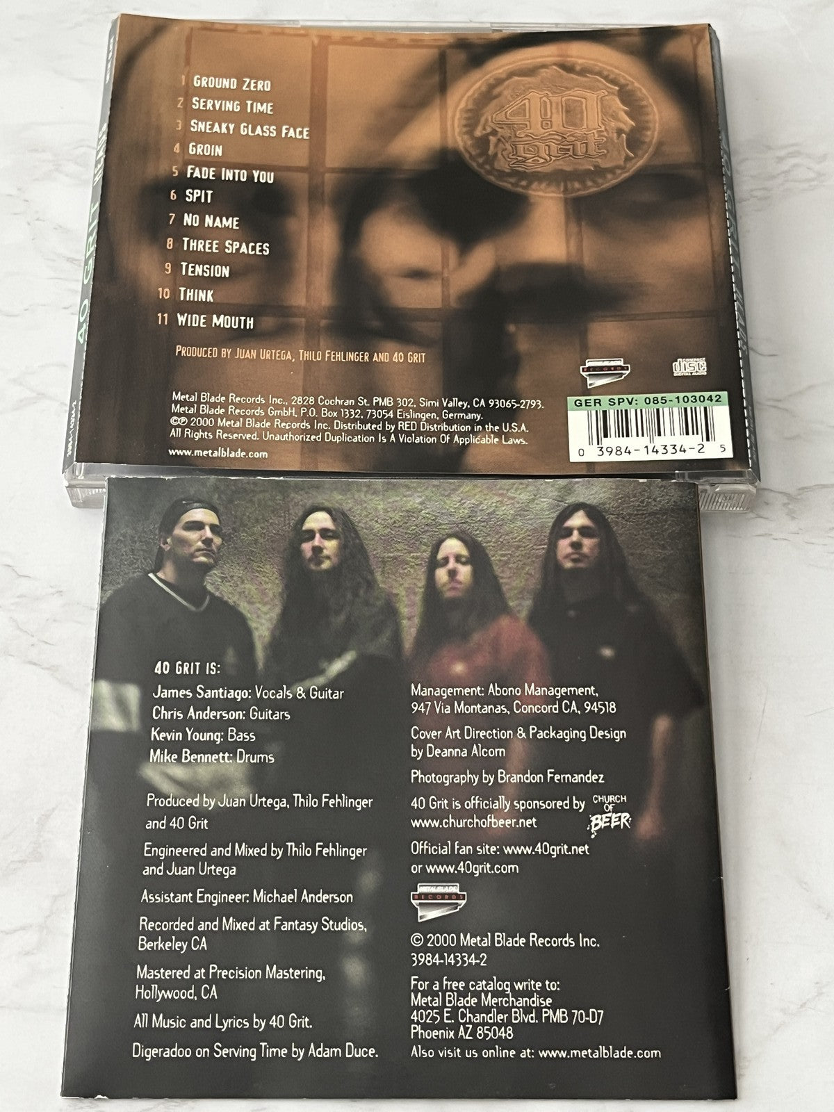 40 Grit – Heads (2000) [ORIGINAL USA PRESS]