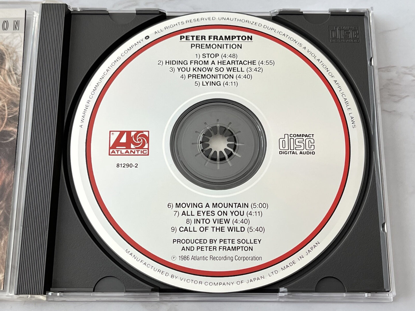 Peter Frampton – Premonition (1986) [JAPAN TARGET ERA]