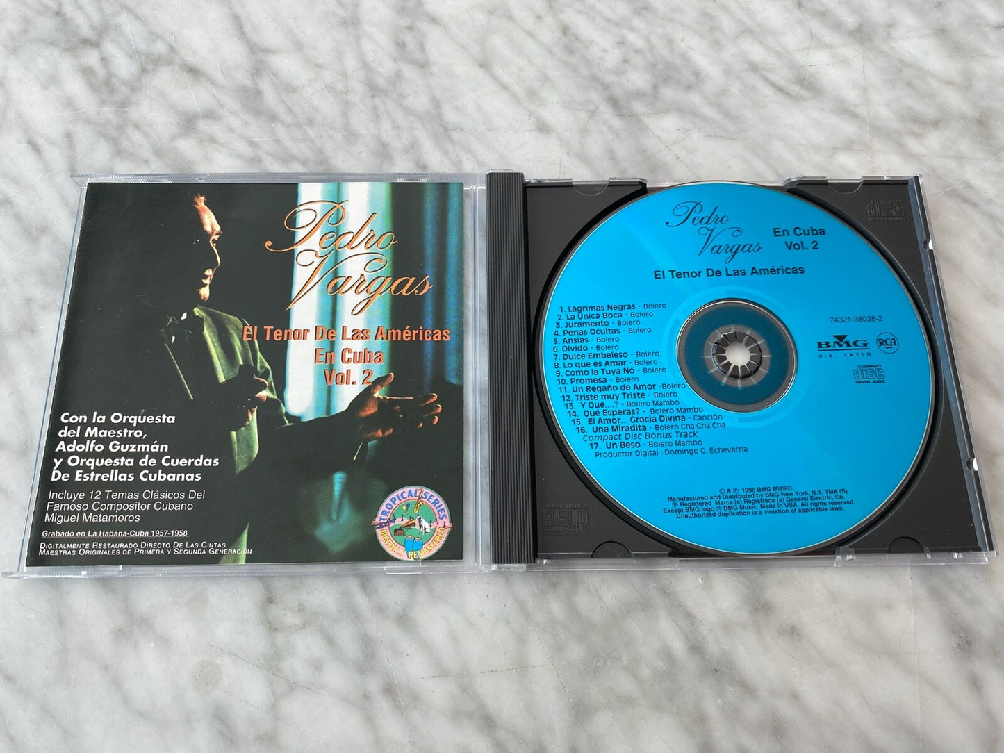 Pedro Vargas – El Tenor De Las Americas En Cuba Vol. 2 (1996) [ORIGINAL USA PRESS]