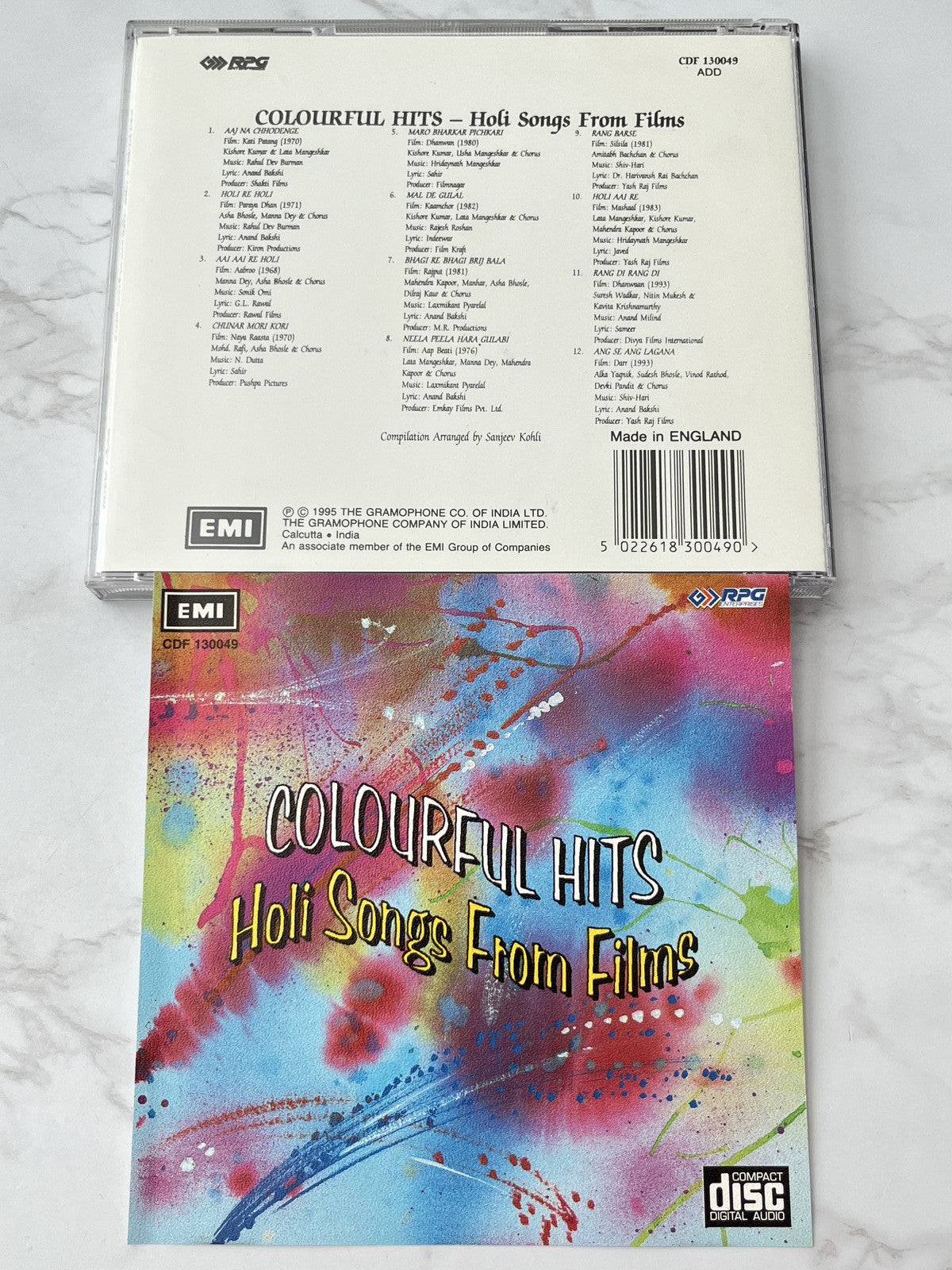 Kishore Kumar, Lata Mangeshkar – Colourful Songs Hits Holi Songs From Films (1995) [UK PRESS]