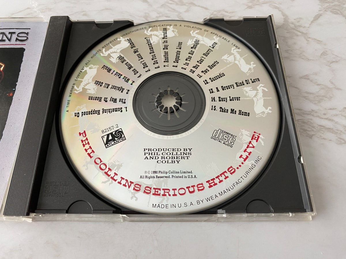 Phil Collins – Serious Hits Live (1990) [ORIGINAL USA PRESS]