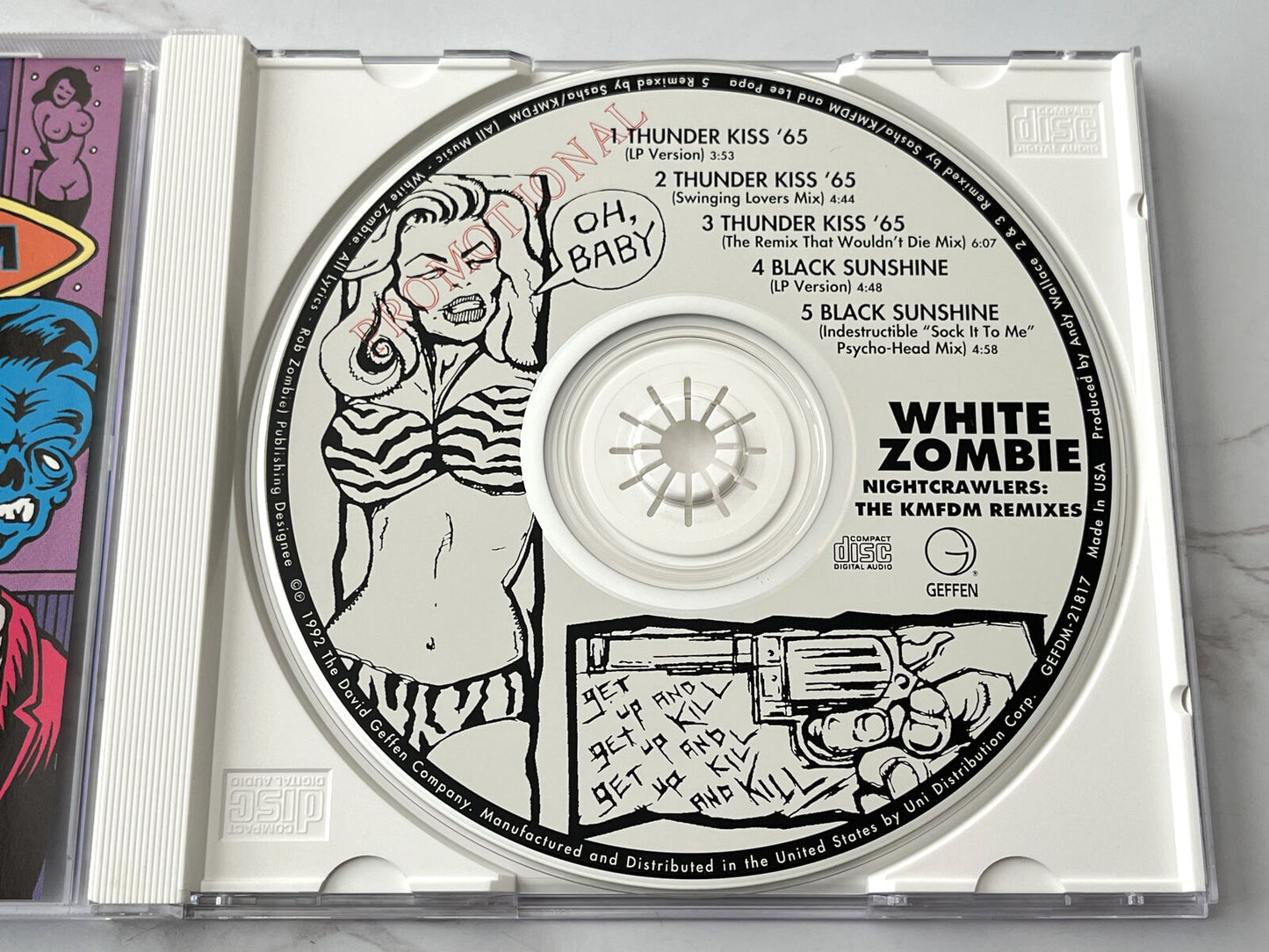 White Zombie – Nightcrawlers The KMFDM Remixes (Promo, Maxi Single) (1992)