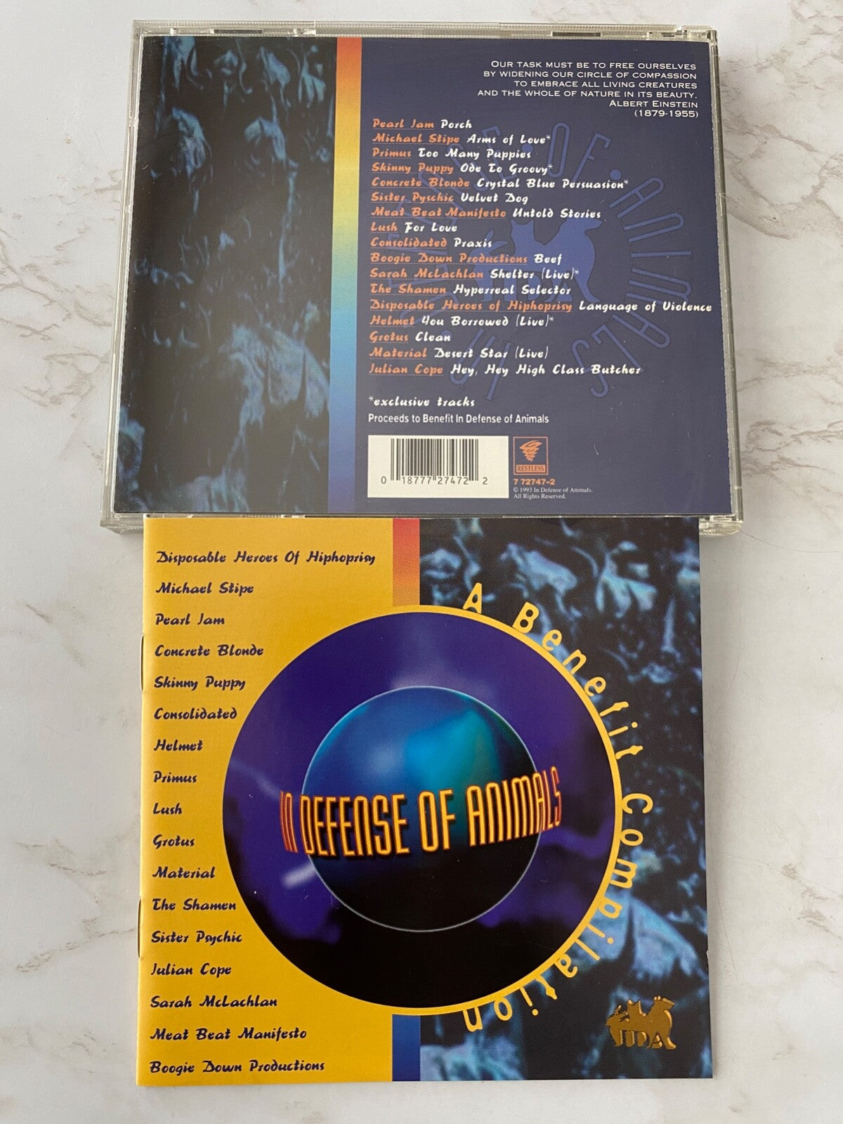 In Defense Of Animals Benefit Compilation (1993) [ORIGINAL USA PRESS]