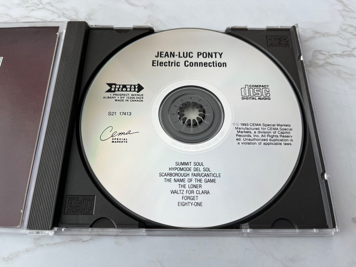 Jean Luc Ponty – Electric Connection (1993) [ORIGINAL USA PRESS]