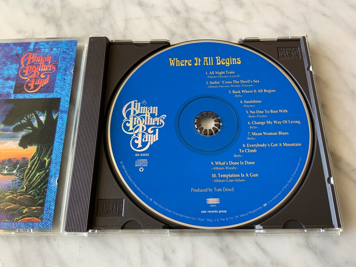 The Allman Brothers Band – Where It All Begins (1994) [ORIGINAL USA PRESS]