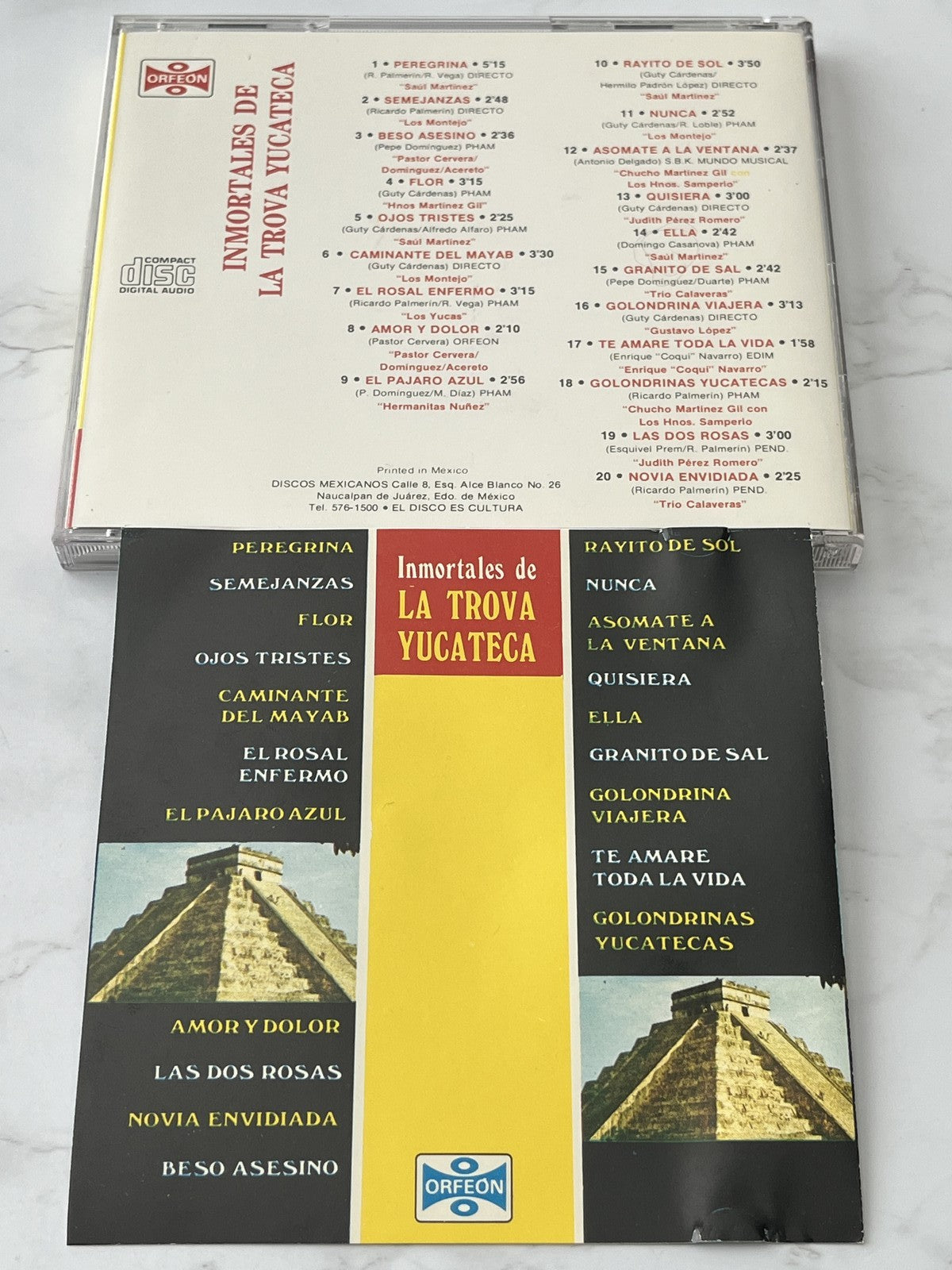 La Trova Yucateca – Inmortales De La Trova Yucateca [ORIGINAL USA PRESS]