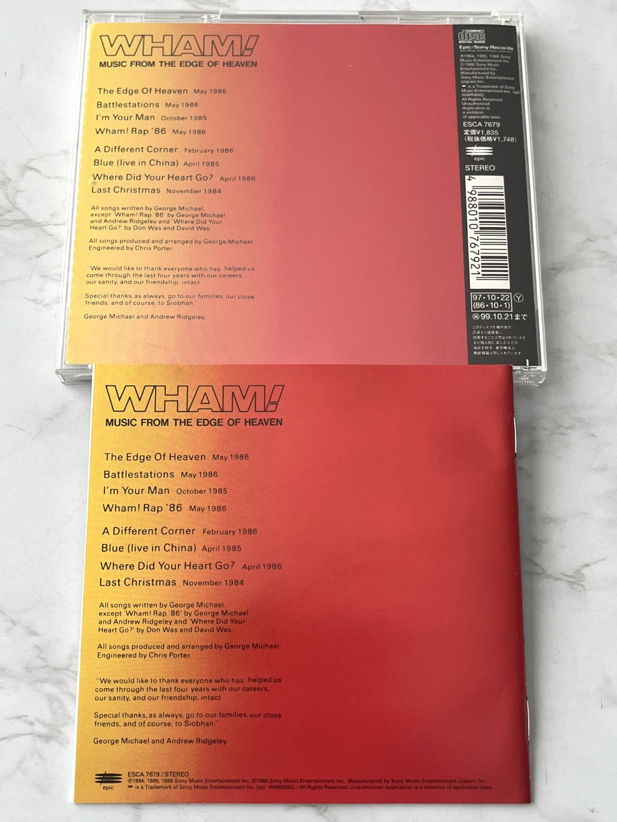 Wham! – Music From The Edge Of Heaven (OBI) (1997)