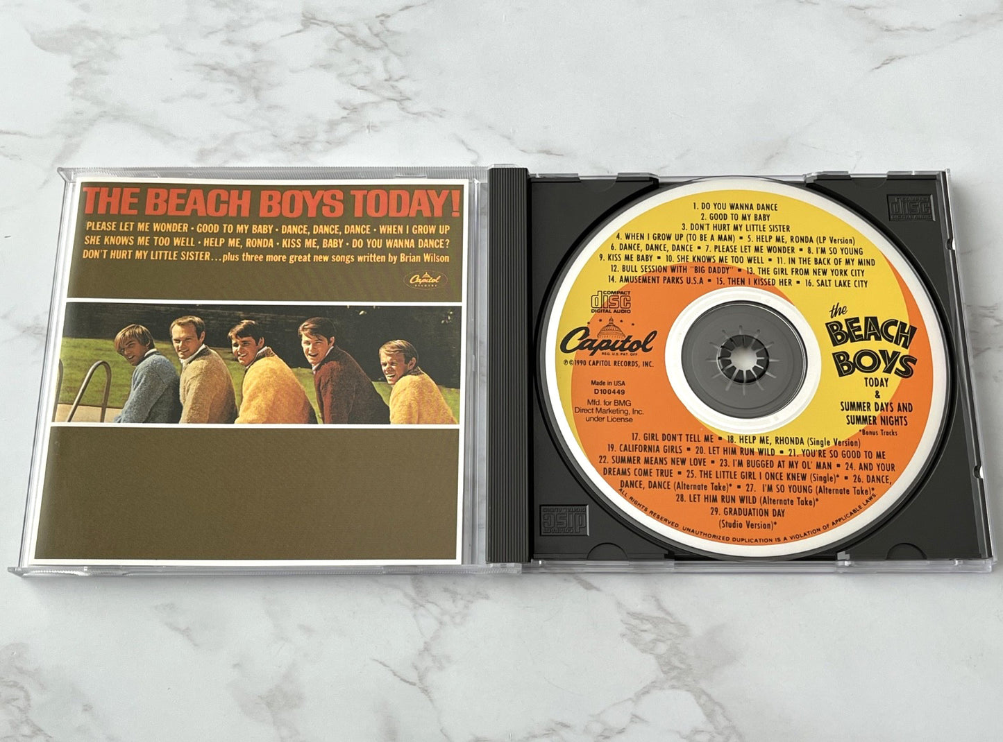 The Beach Boys – Today & Summer Days And Summer Nights [ORIGINAL USA PRESS]