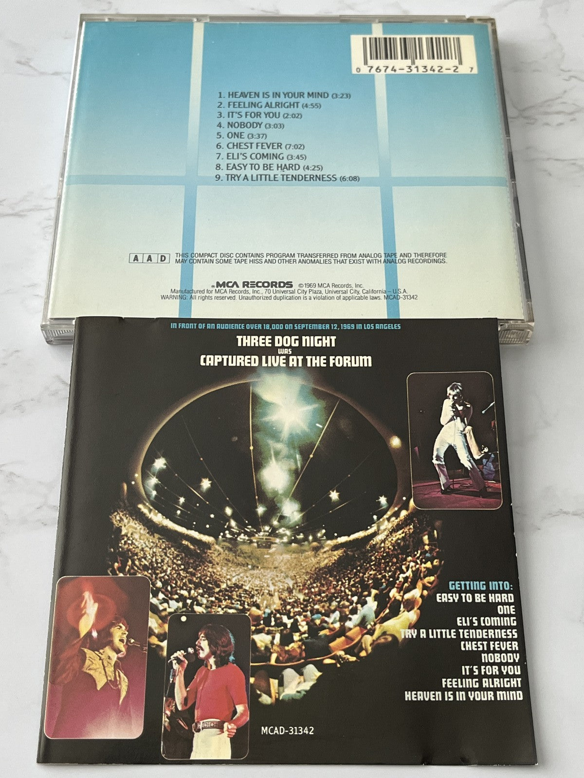 Three Dog Night – Captured Live At The Forum [USA SILVER DISC PDO]