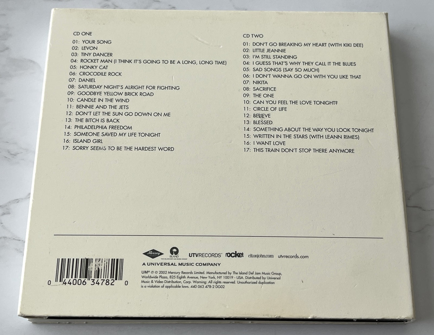 Elton John – Greatest Hits 1970-2002 (Digipak) (2002)